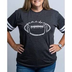 NEW LAT APPAREL game day jersey tee in grey